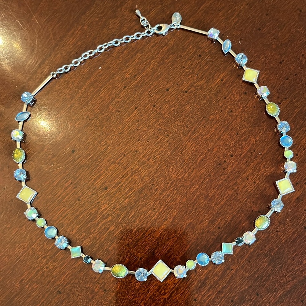 Lia Sophia Cache Crystal and Stone Necklace